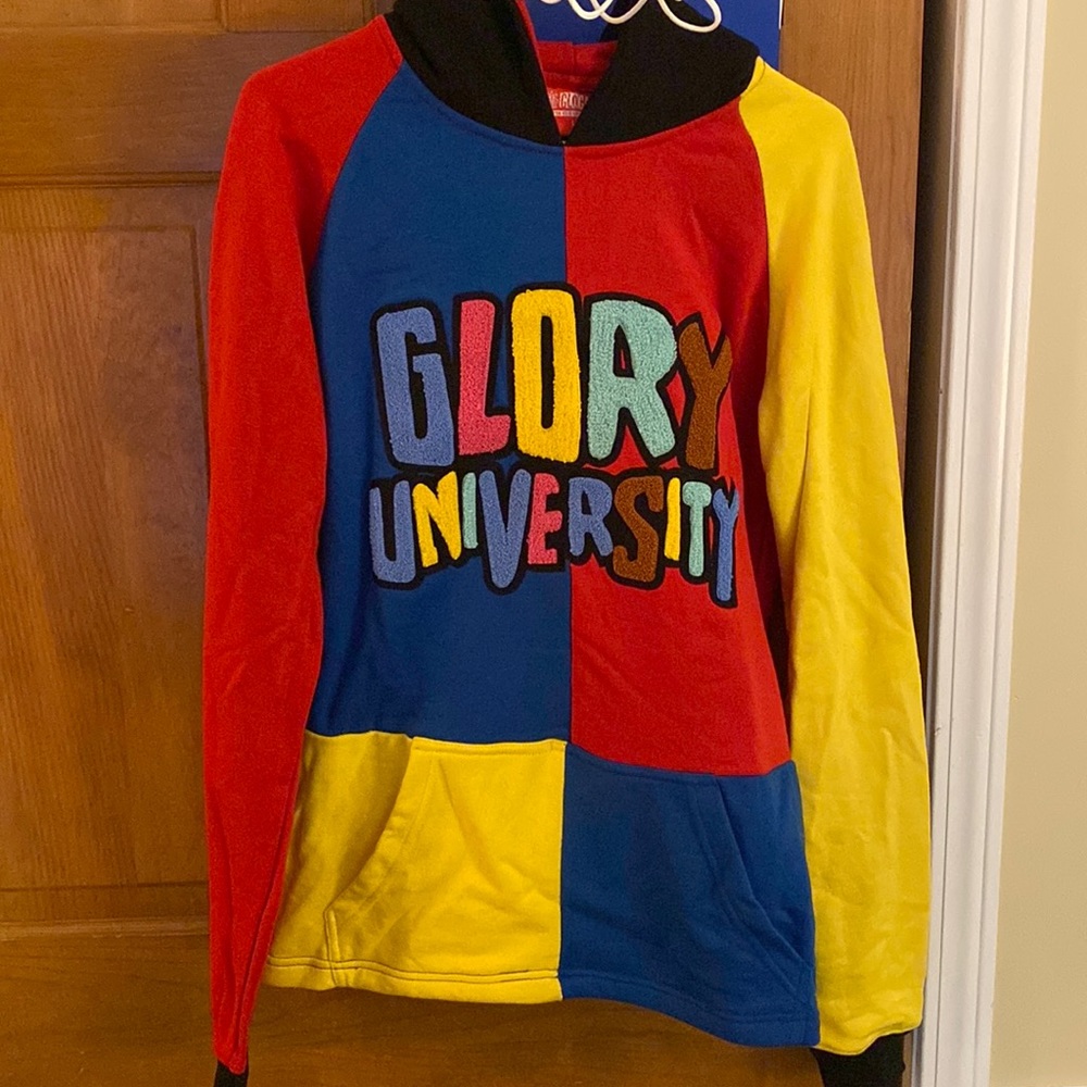 Glory University hoodie size large